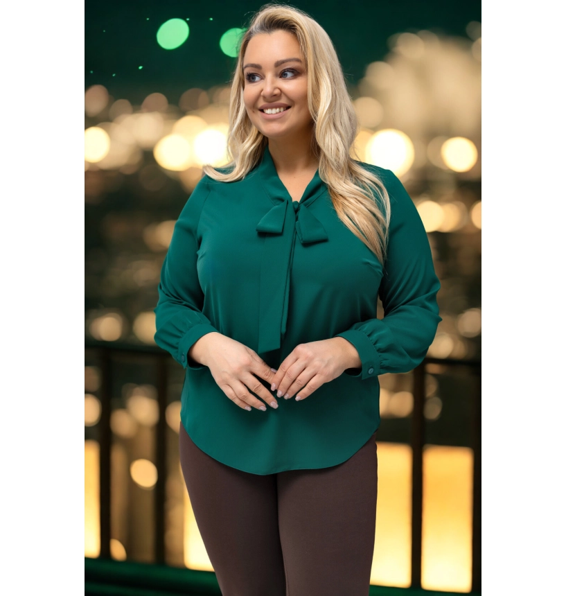 M46222 BLUZKA AMELIA ZIELONA